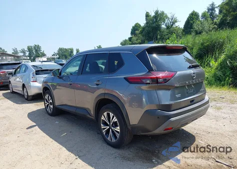 2022 Nissan Rogue Sv Intelligent Awd из США, поврежденный, VIN 5N1BT3BB8NC677671